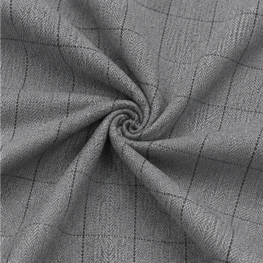 Dark Gray Checks Premium Fabric - featured image