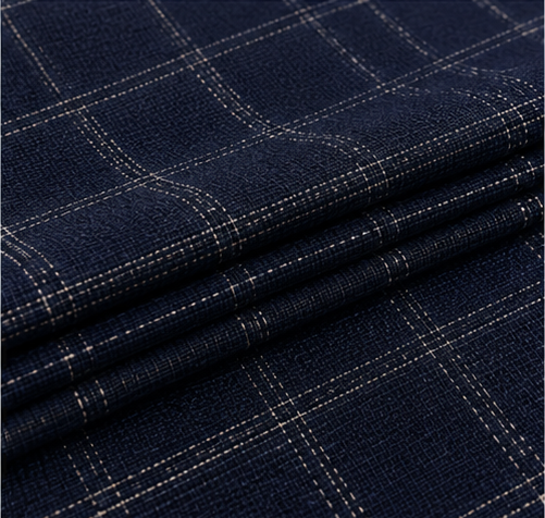 dark navy check set Unstiched Image - product image 2