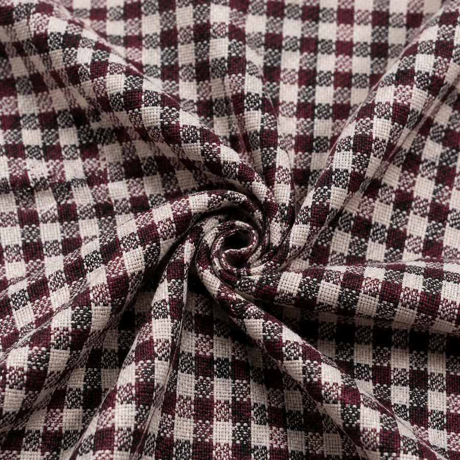 Brown Checks Unstiched Fabric - product image 5