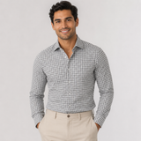 Gray and White checks premium fabric - product image 3
