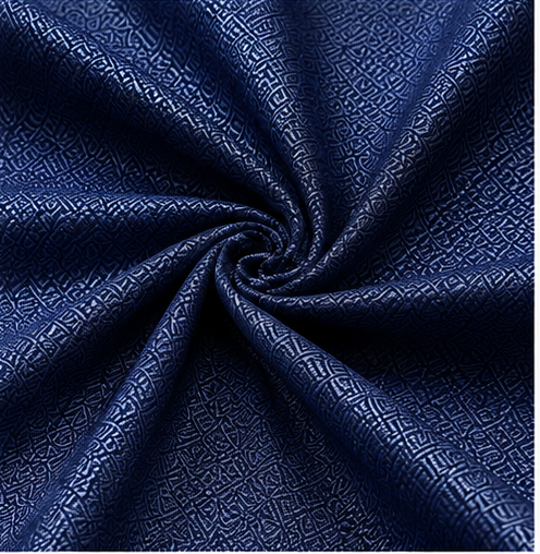 blue jacquard unstiched Fabric - product image 2