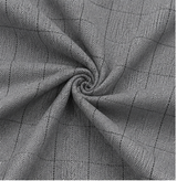 grey herringbone check Premium Fabric - product image 2