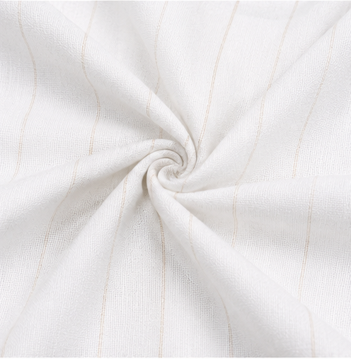 white gold stripe Unstiched Fabric - product image 2