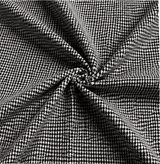 black white microcheck Fabric - product image 2