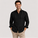 black stripe set Premium Fabric - featured image