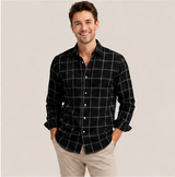 black windowpane Premium Fabric - featured image