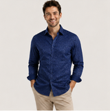 blue jacquard unstiched Fabric - featured image