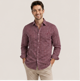 maroon stripe Premium Fabric - featured image