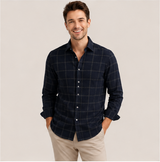 dark navy check set Unstiched Image - featured image
