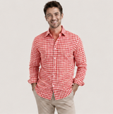 red gingham Premium Fabric - featured image