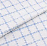 white blue checks Untiched Fabric t - product image 4