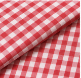 red gingham Premium Fabric - product image 4