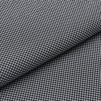 2461 - 3-Charcoal Grey Microcheck Trouser