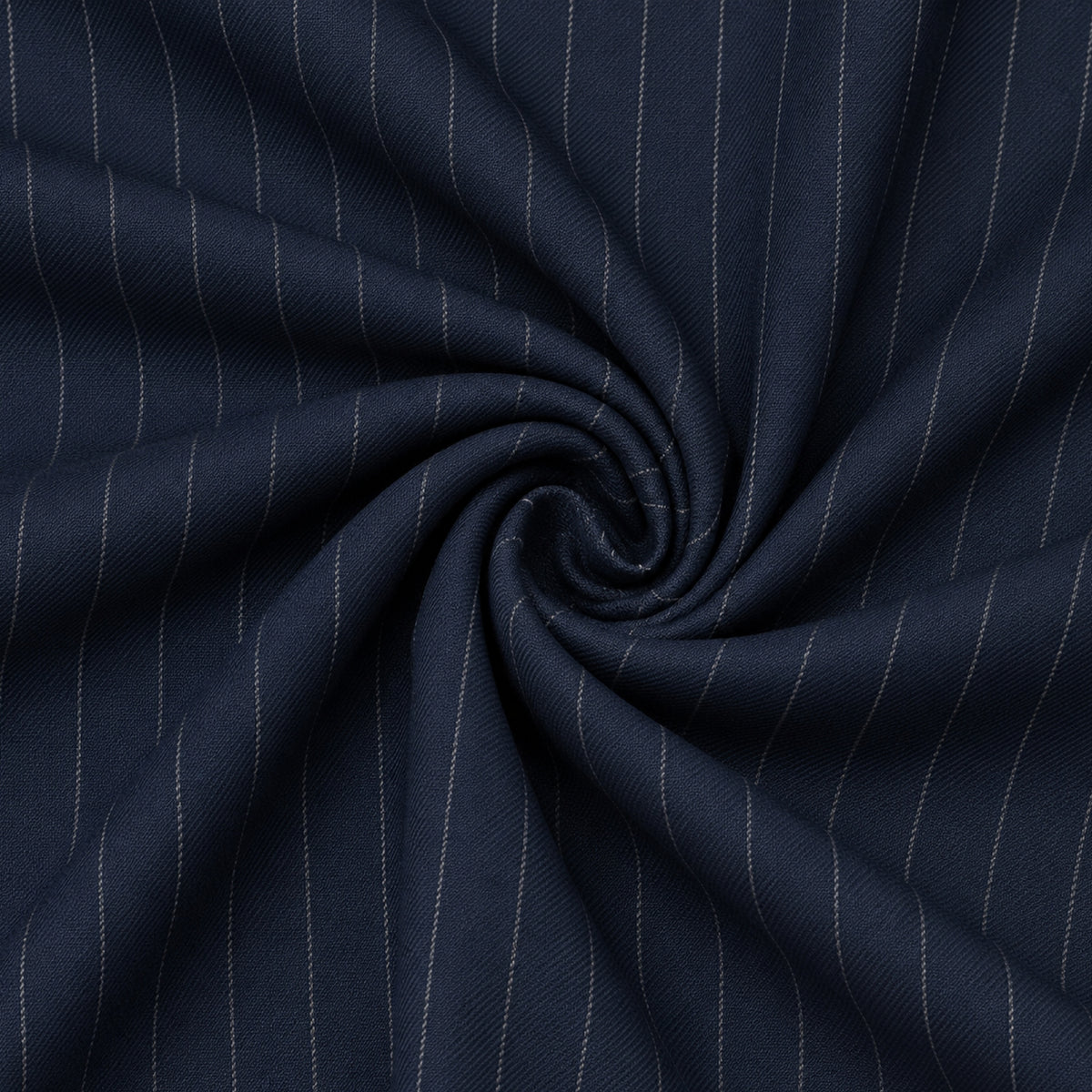 Spdfs-224  - 1-Navy Blue Pinstripe Trouser Fabric