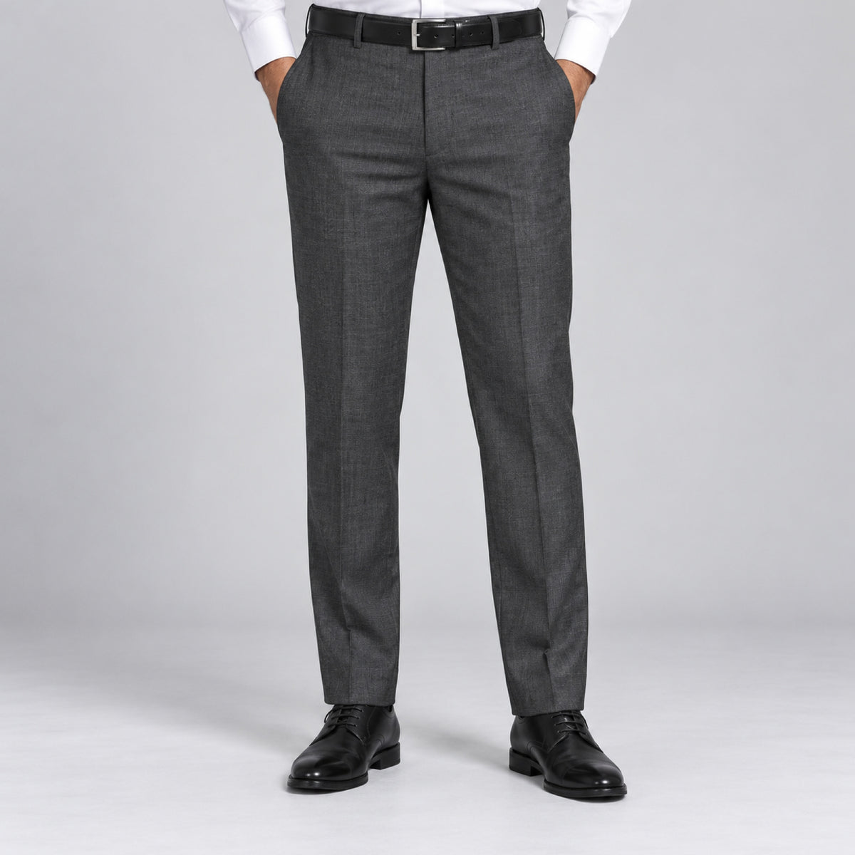 Spdfs-258 -2-Charcoal Grey Textured Trouser