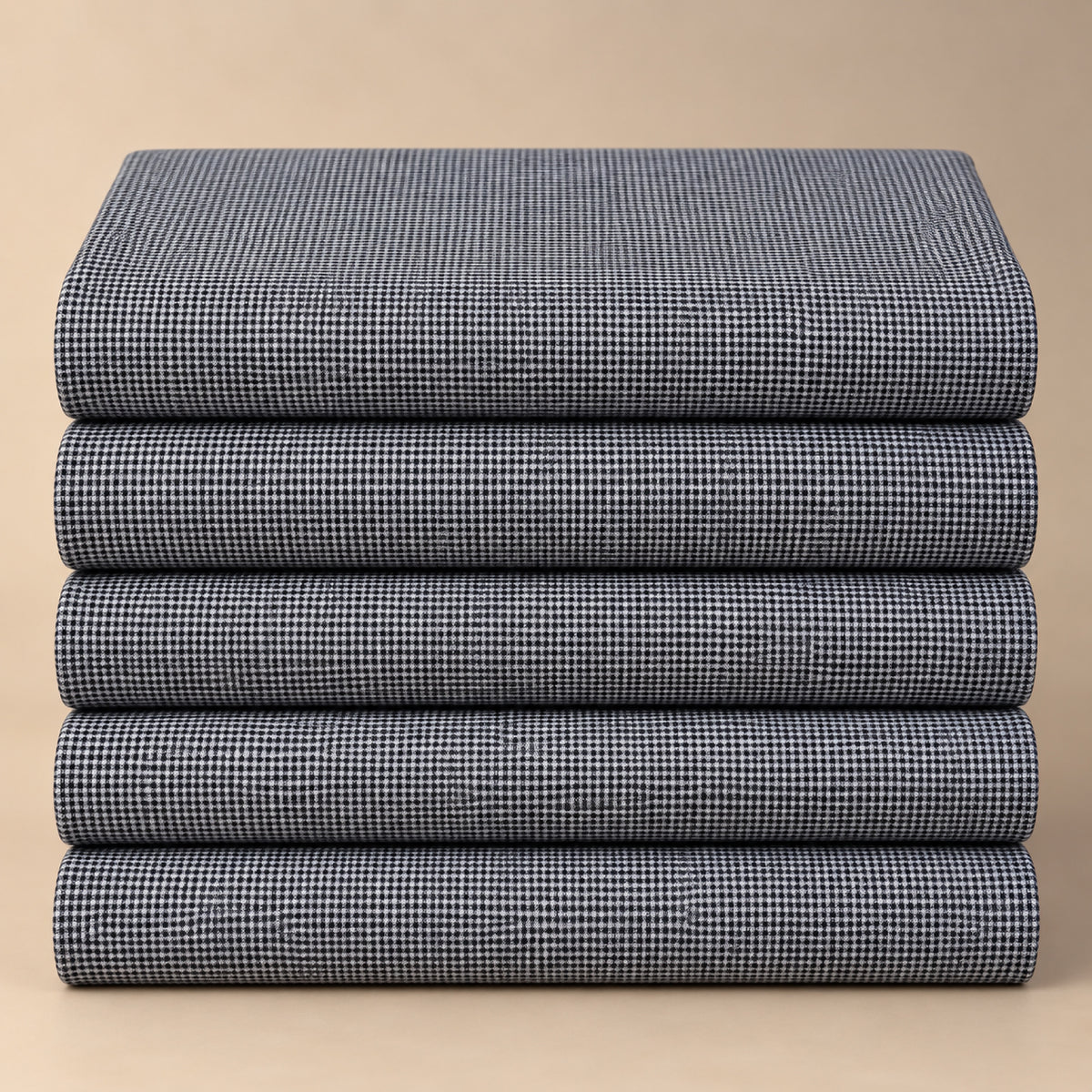 2461 - 3-Charcoal Grey Microcheck Trouser