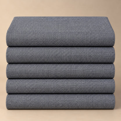 2461 - 3-Charcoal Grey Microcheck Trouser