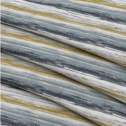 Dg-1298  - S Grey Olive Brushstroke Stripe Kurta Fabric
