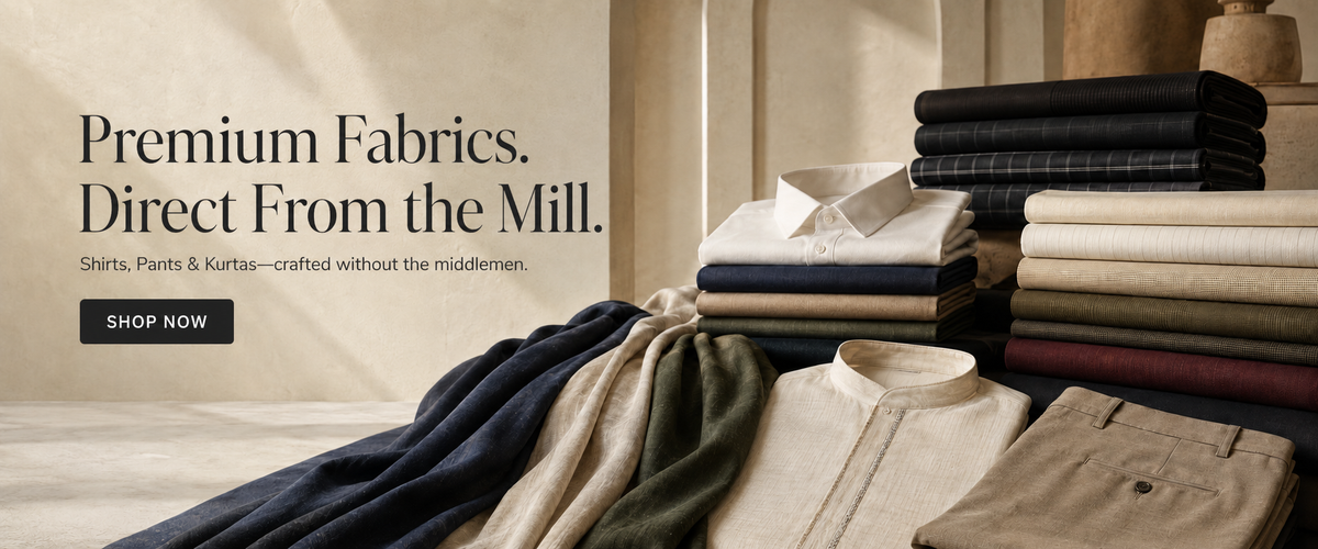 Premium unstitched fabric, by the metre