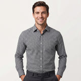 Black checks Cotton Premium Fabric Shirt - featured image