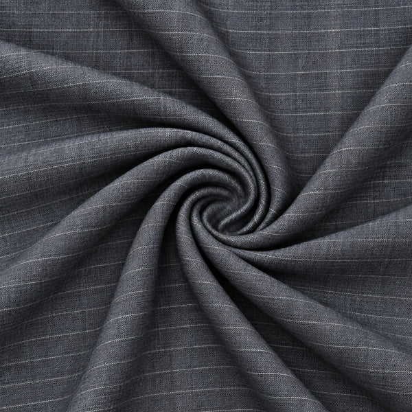 Charcoal Pinstripe Trouser Fabric