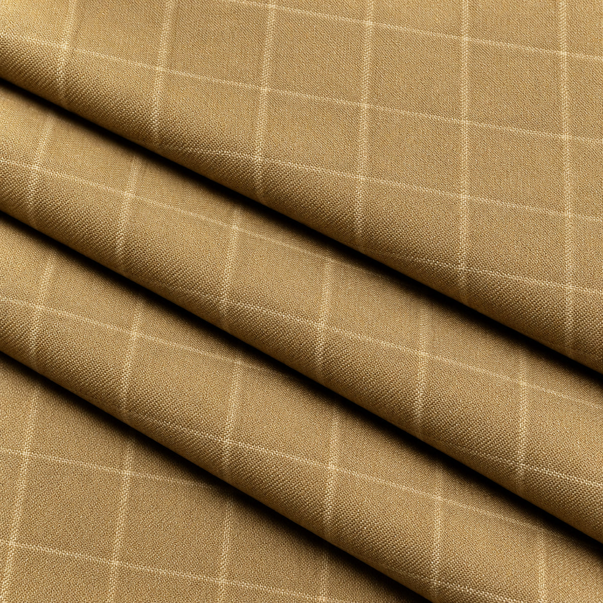 SPD-969 - 2-**Camel Windowpane Trouser Fabric** view 3