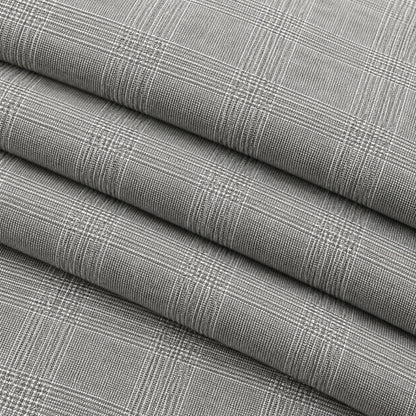 JCL -217 - 1-Light Grey Glen Check Trouser Fabric view 3