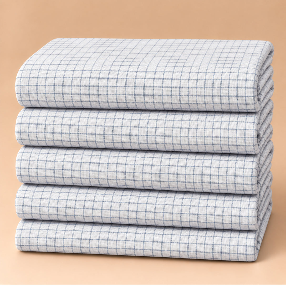  SPD/SH-734 - 1-White Blue Check Shirt view 5