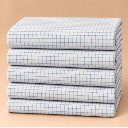  SPD/SH-734 - 1-White Blue Check Shirt view 5