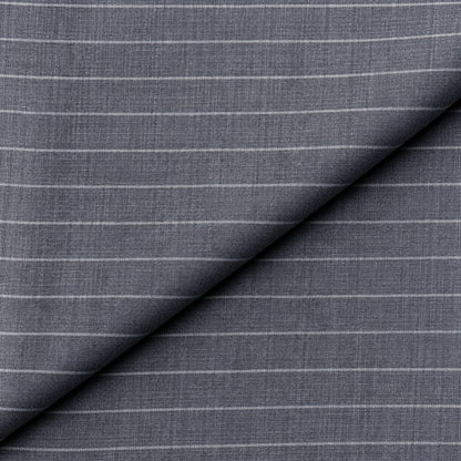 JCL-218 - 1-Steel Grey Pinstripe Trouser Fabric view 4