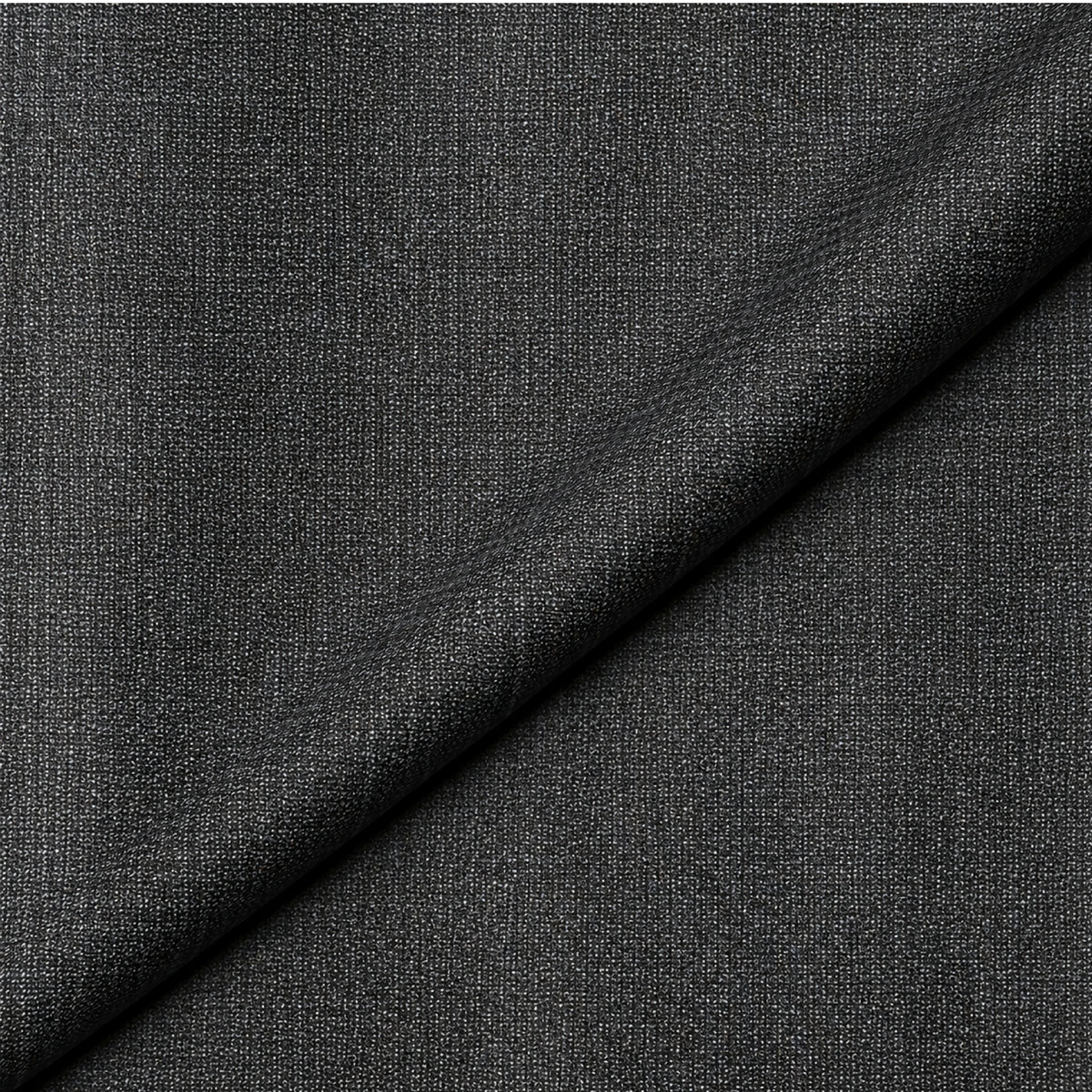 02414 - 2 -Charcoal Black Textured Trouser Fabric view 4