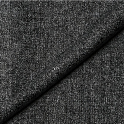 02414 - 2 -Charcoal Black Textured Trouser Fabric view 4