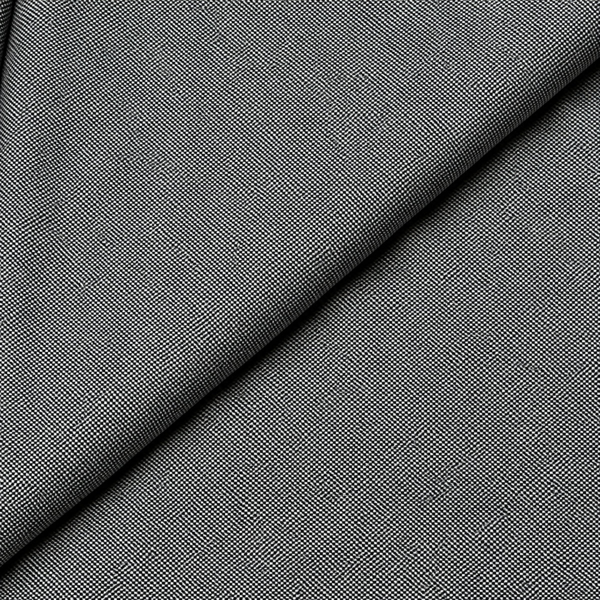 SPD/SH-652 - 15-Black & Grey Textured Shirt Fabric view 4