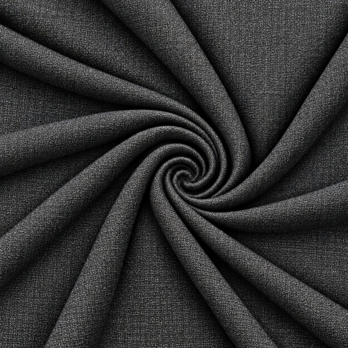 02414 - 2 -Charcoal Black Textured Trouser Fabric view 2