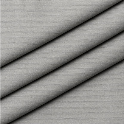 02536 - 2 -Light Grey Subtle Stripe Trouser Fabric view 3