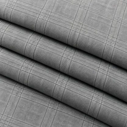 JCL-120 - 4-Pearl Grey Glen Check Trouser Fabric view 3