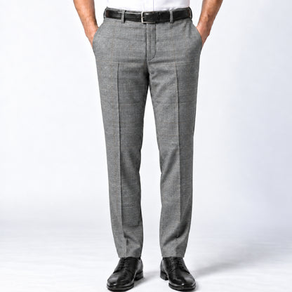 SPD-FS-299 - 2-Platinum Grey Textured Trouser view 1