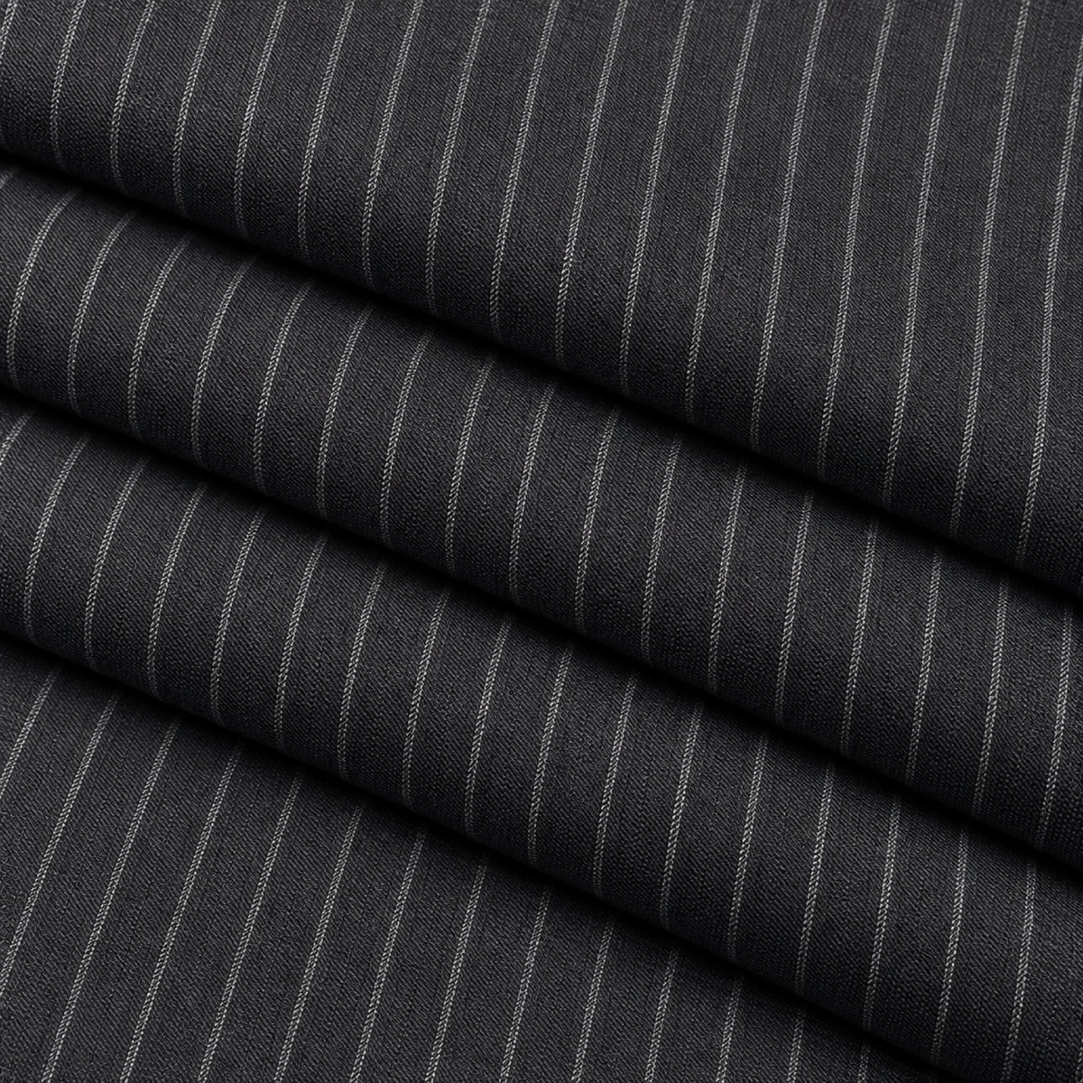 JCL-123 - 5-Midnight Charcoal Pinstripe Trouser Fabric view 3