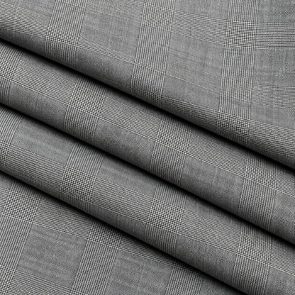 JCL-281 - 1-Silver Grey Textured Trouser Fabric view 3