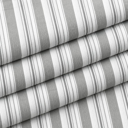 SPD/SH-726 - 2-White & Grey Multi-Stripe Shirt Fabric view 3