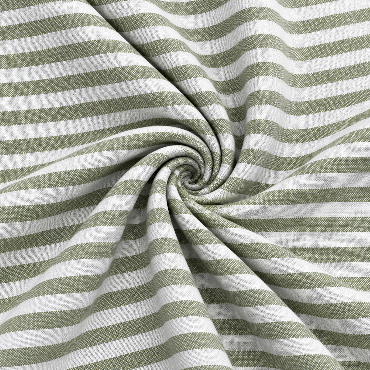 SPD/SH-662 - 3-Olive Green & White Stripe Shirt Fabric view 2
