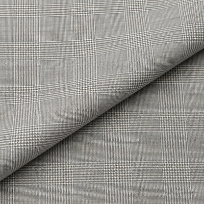 JCL -217 - 1-Light Grey Glen Check Trouser Fabric view 4