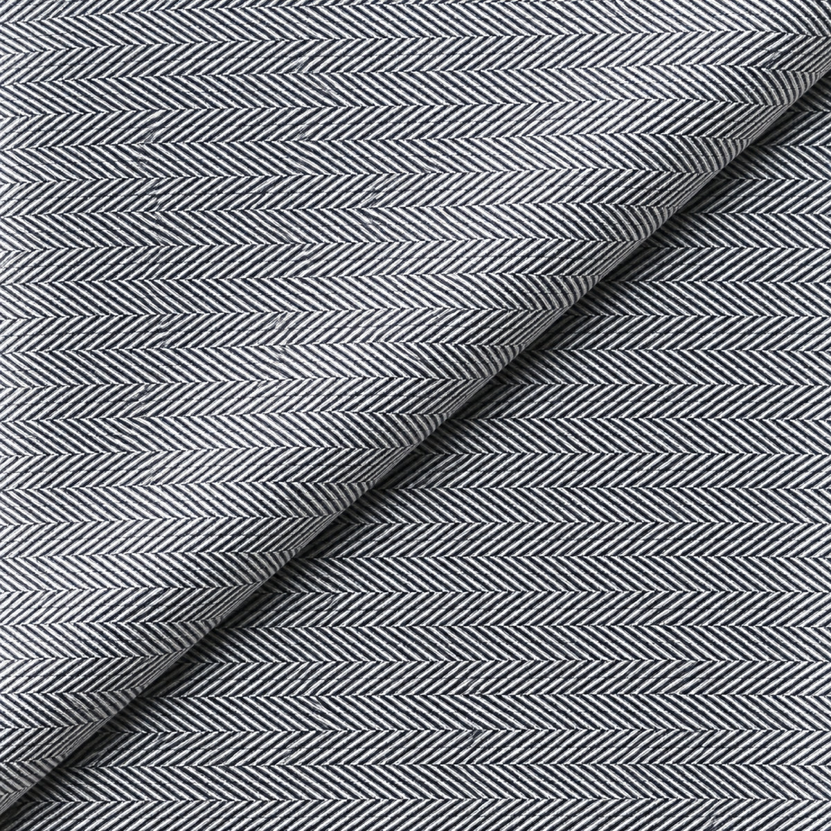 SPD/SH-657-Black & White Herringbone Shirt Fabric view 4