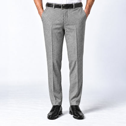 JCL-229 - 2-Platinum Grey Glen Check Trouser Fabric view 1