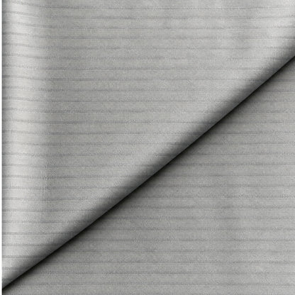 02533 - 1 -Light Grey Textured Stripe Trouser Fabric view 4