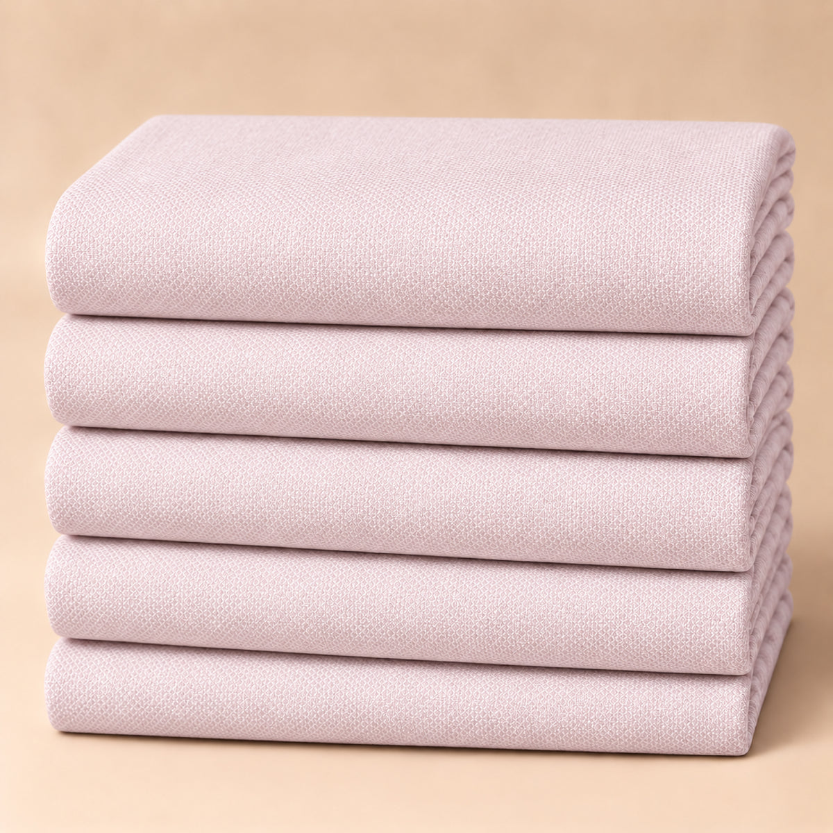 SPD/SH-652 - 4-Light Blush Pink Textured Shirt Fabric view 5