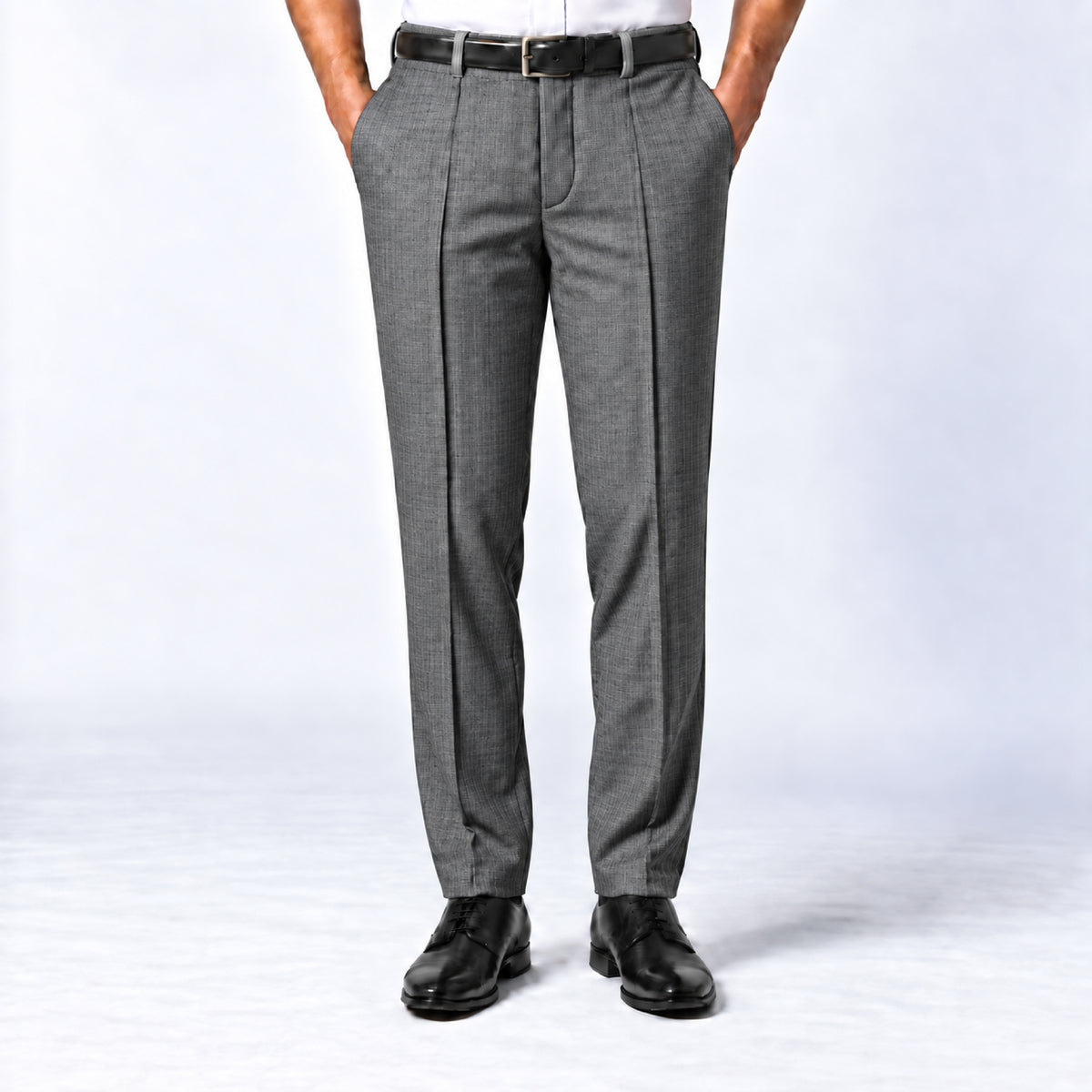 JCL-275 - 2-Graphite Grey Micro-Texture Trouser Fabric view 1