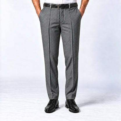 JCL-275 - 2-Graphite Grey Micro-Texture Trouser Fabric view 1