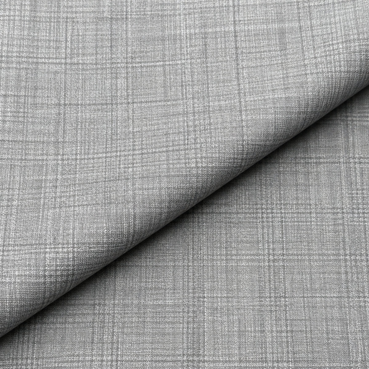 JCL-120 - 4-Pearl Grey Glen Check Trouser Fabric view 4