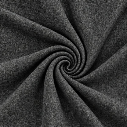 02496 - 3-Dark Charcoal Grey Textured Trouser Fabric view 2